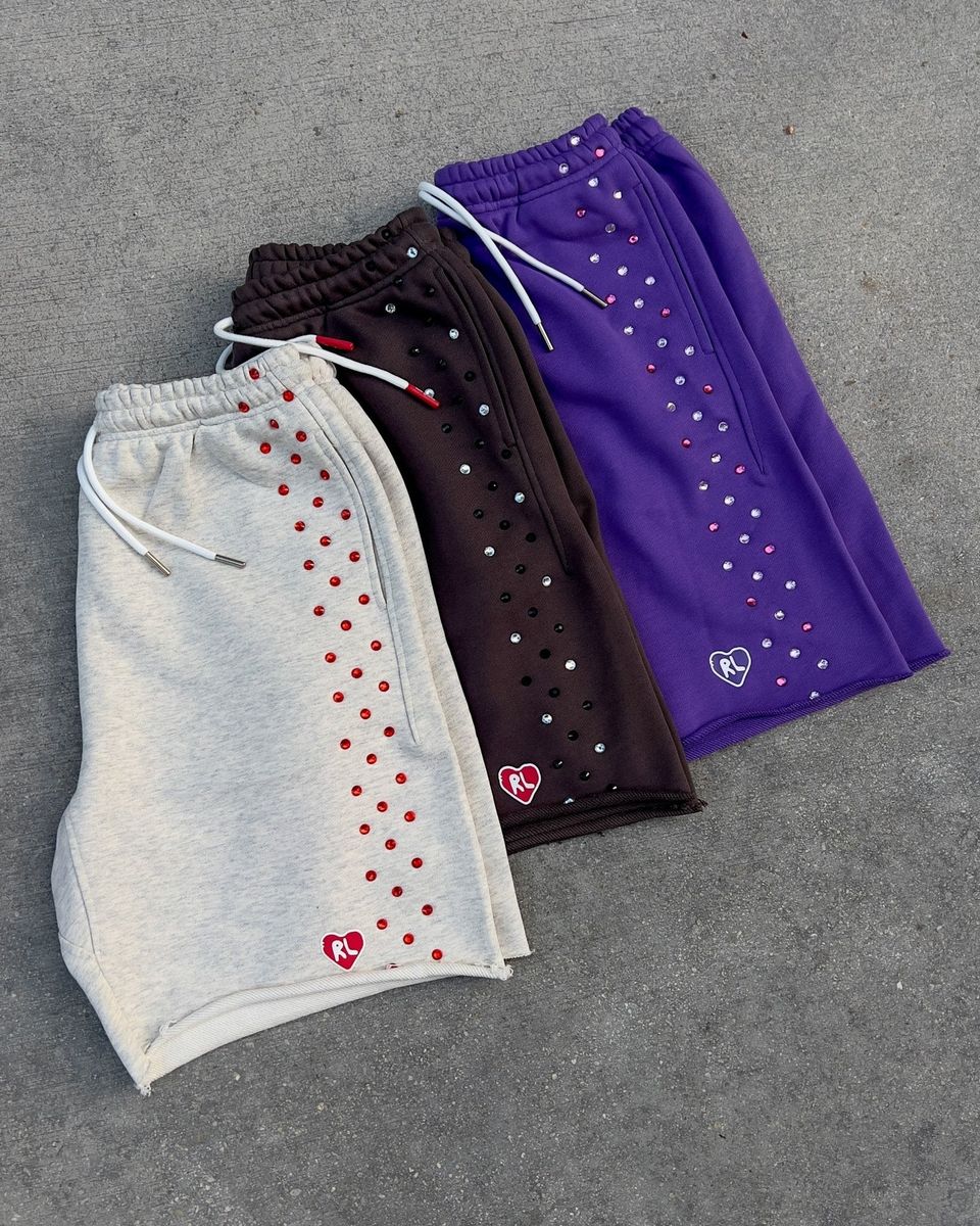 Stoned Sweat Shorts - Charcoal