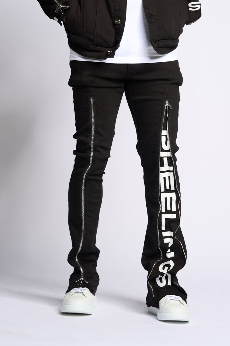 WITHDRAWN STACK DENIM