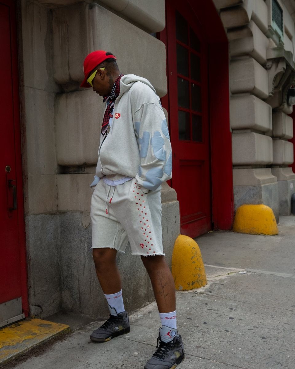 Stoned Sweat Shorts - Heather