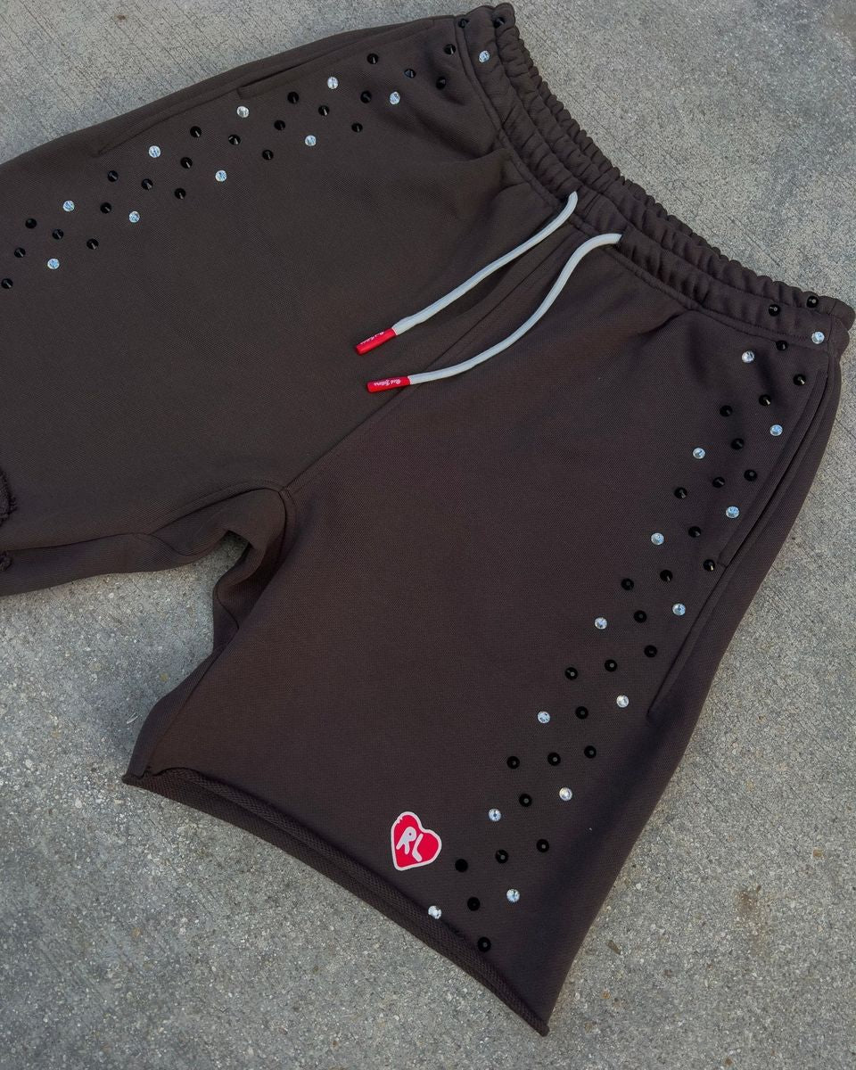 Stoned Sweat Shorts - Charcoal