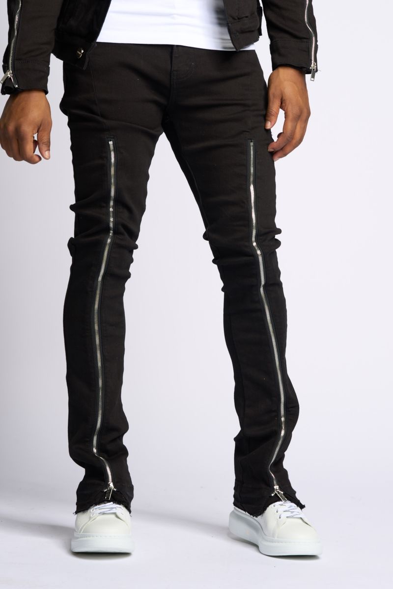 WITHDRAWN STACK DENIM