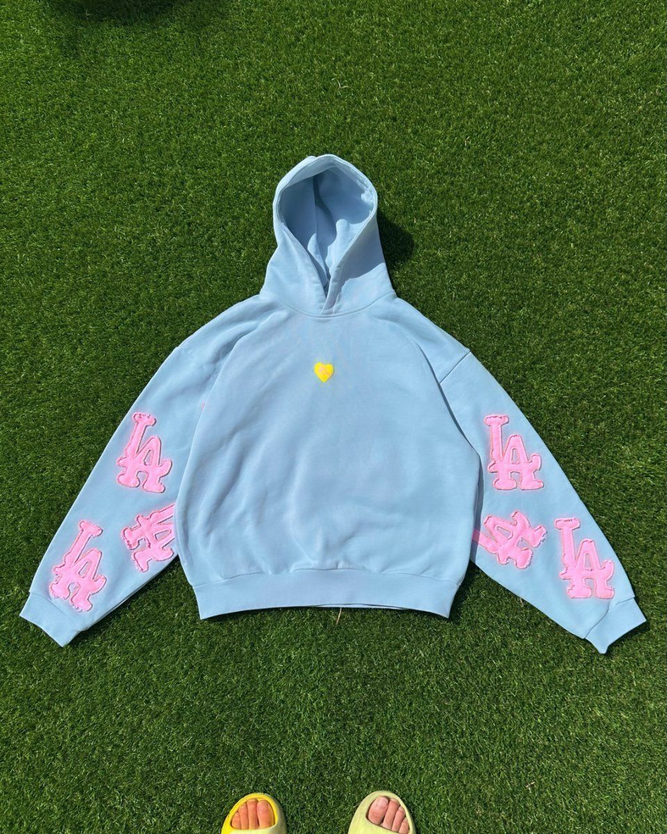 Red Letters Not LA Bubblegum Scattered Hoodie