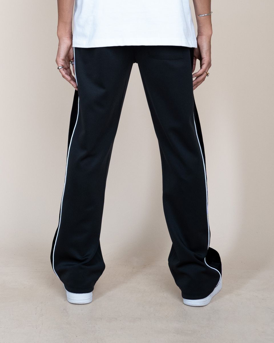 VELOUR PIPING TRACK PANTS