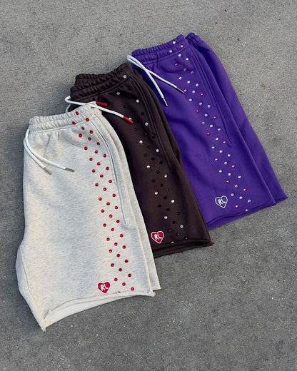 Stoned Sweat Shorts - Charcoal