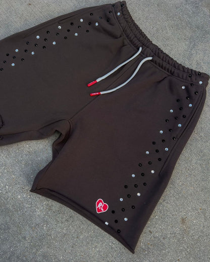 Stoned Sweat Shorts - Charcoal