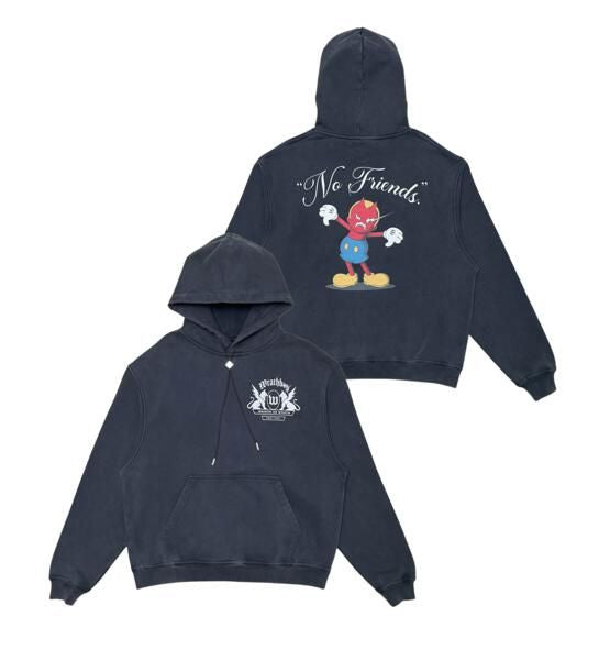 Wrath Boy no friends Hoodie