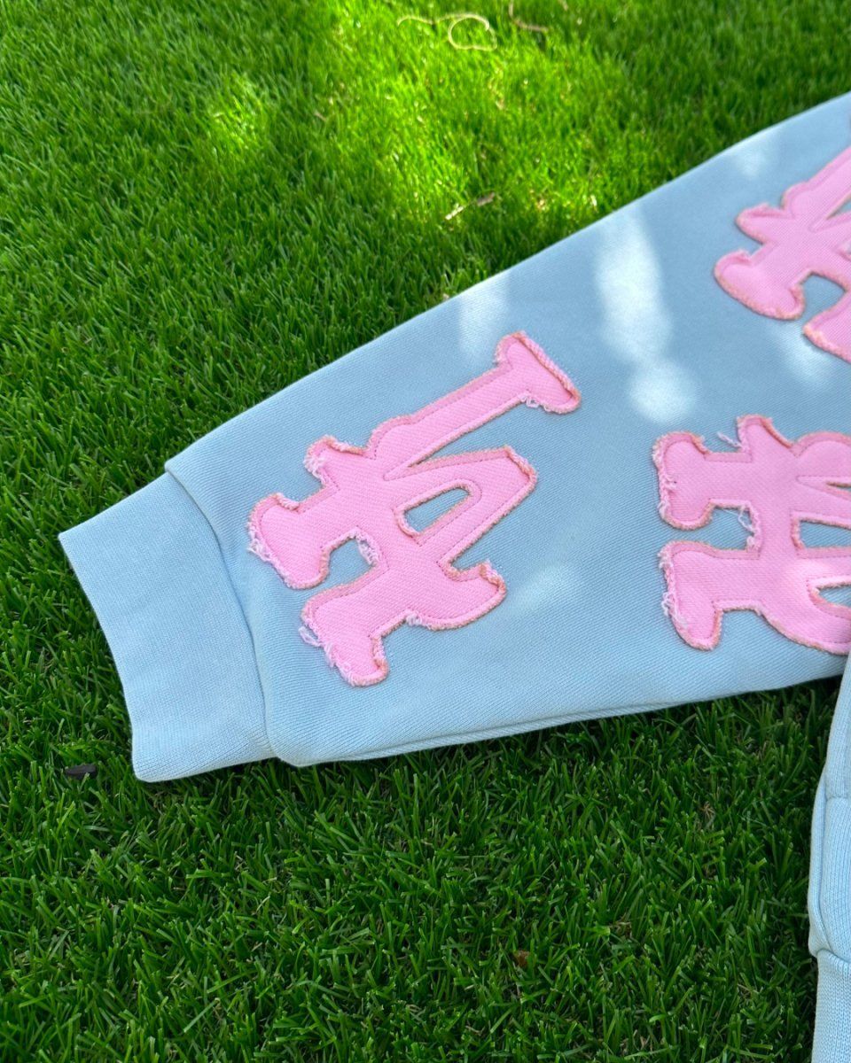 Red Letters Not LA Bubblegum Scattered Hoodie