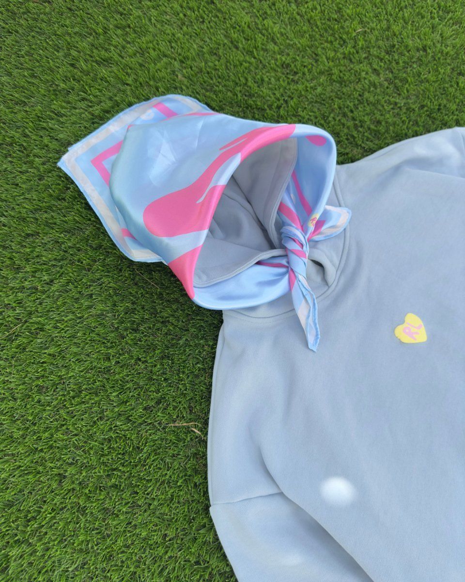 Red Letters Not LA Bubblegum Scattered Hoodie