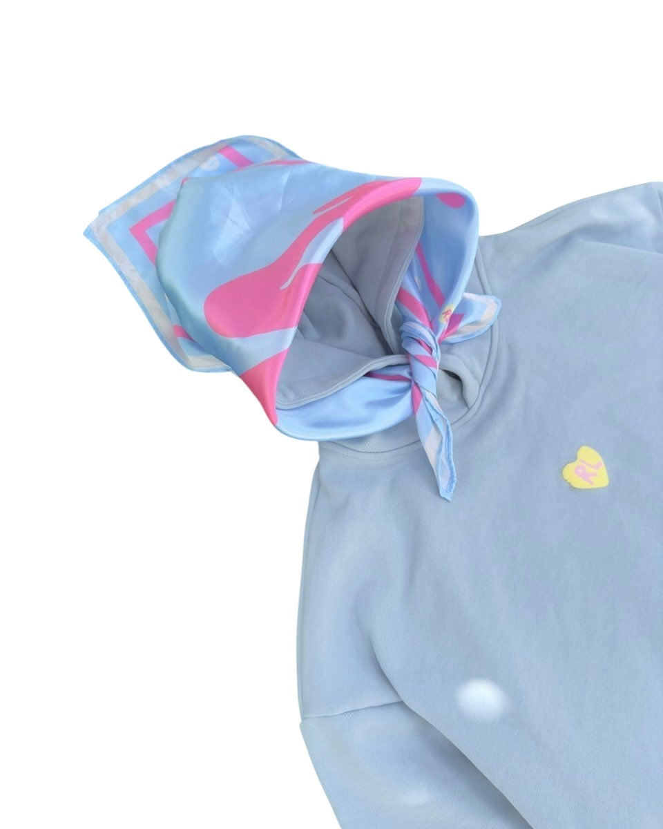 Red Letters Not LA Bubblegum Scattered Hoodie