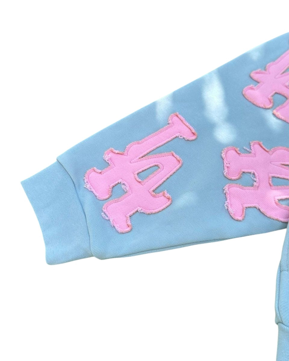 Red Letters Not LA Bubblegum Scattered Hoodie