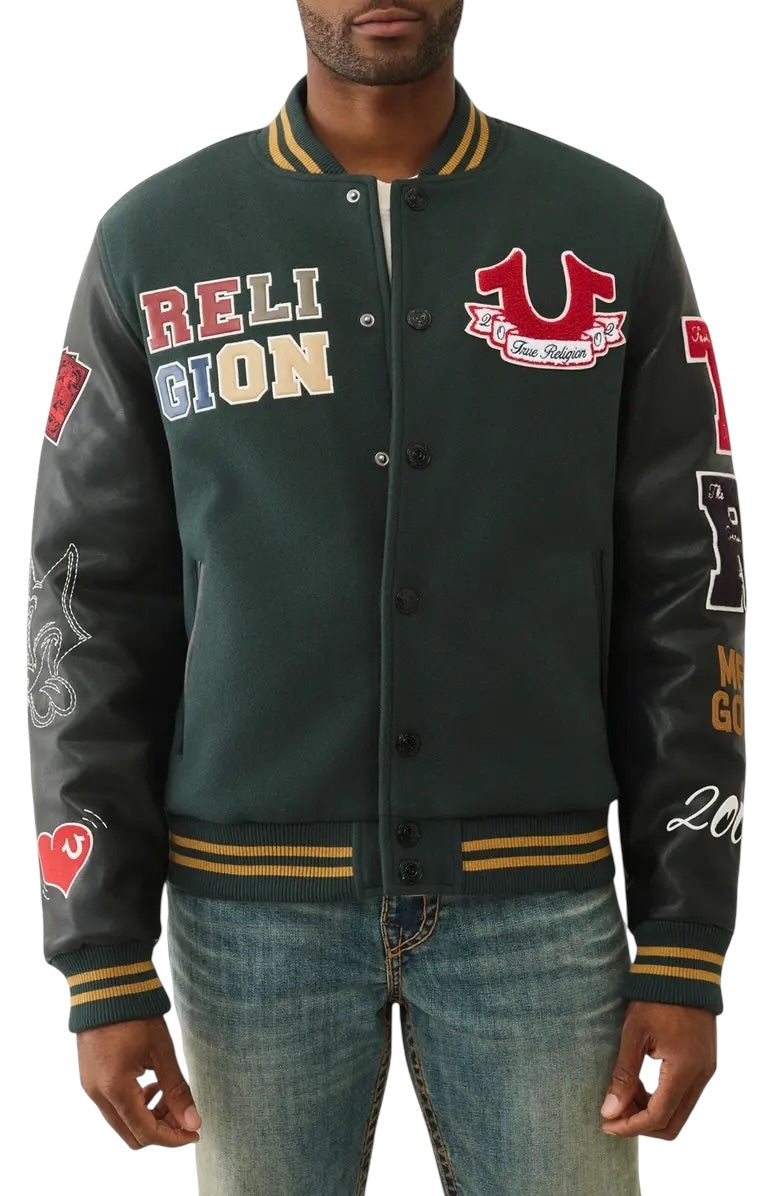 True religion CAT VARSITY JACKET