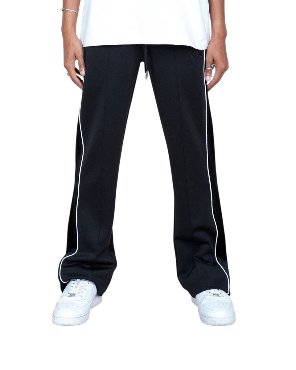 VELOUR PIPING TRACK PANTS