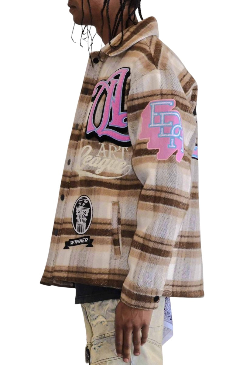 First Row ART LEAGUE MULTI PATCHES SHACKET