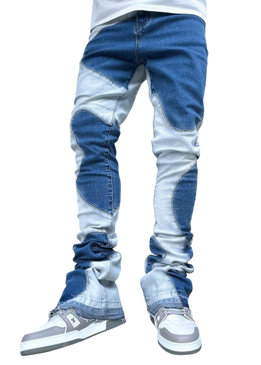 Guapi Vintage Blue Wavy Denim