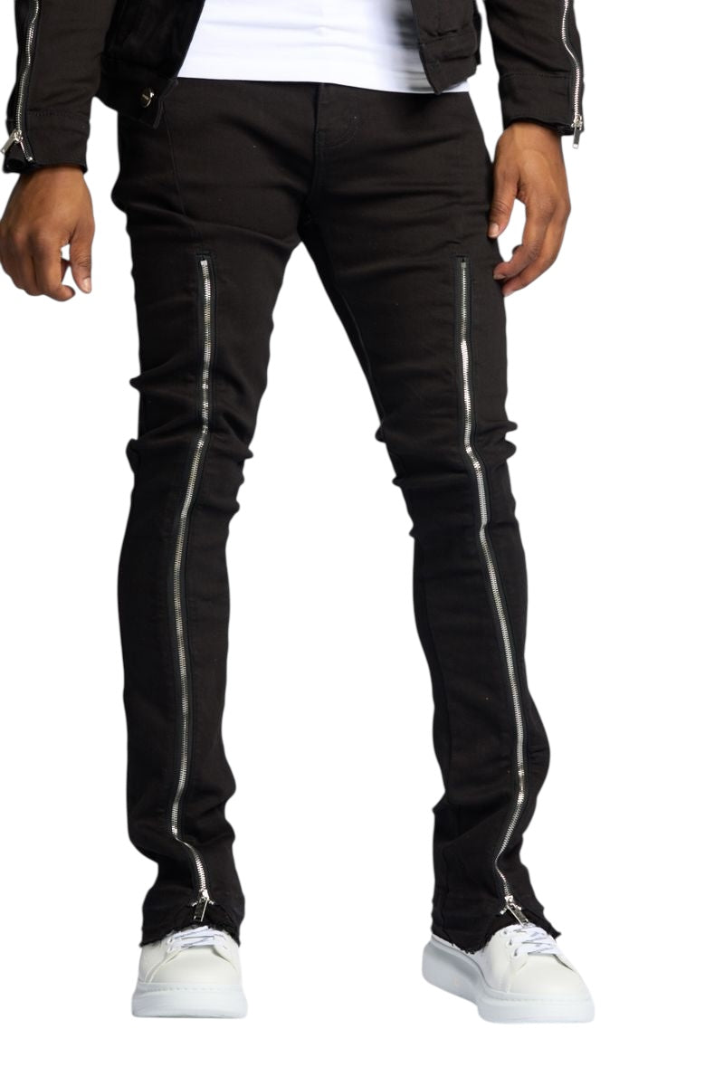 WITHDRAWN STACK DENIM