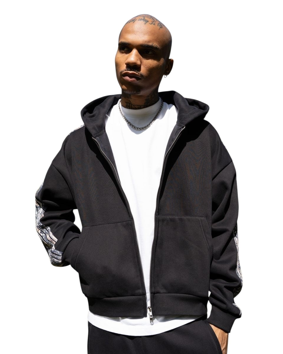 EPTM REAL CAMO STRIPED ZIP UP HOODIE