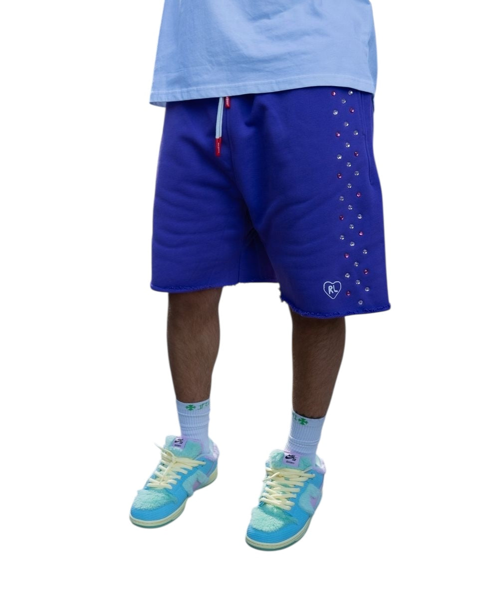 Stoned Sweat Shorts - Purple