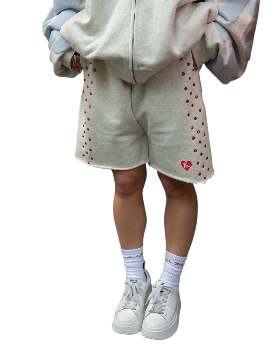 Stoned Sweat Shorts - Heather