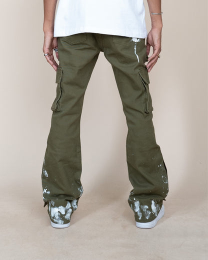 EPTM SNAP CARGO DENIM [OLIVE]